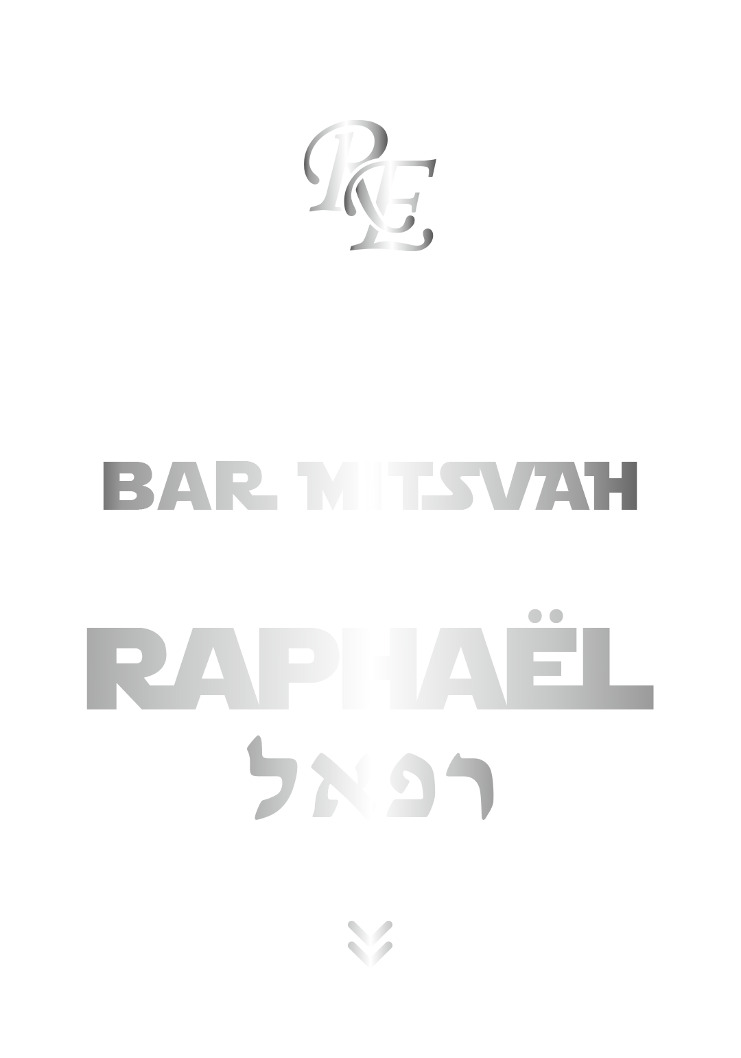 Bar Mitsvah Raphaël רפאל